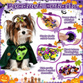 SUMMORO 68Pcs/34Pairs Halloween Dog Hair Bows with Rubber Bands, Spooky