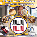 40 Packs Foam Seals, Compatible with Els Pet Litter Box, Red & Black