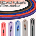 FOVRLZSE Nylon Dog Leash 5-Pack (Red/Black/Blue/Brown/Purple), 4.6FT Training Leash for Small to Medium Dogs, 10mm Braided Nylon with TPU Non-Slip Buckle, Daily Walking & Puppy Training