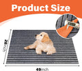 49" X 28" Mat for Under Dog Crate，Pad Dog Crate Mat Liner Floor Protector Washable Absorb Non-Slip Waterproof for Kennel Training, Protects Floors Easy Clean Cuttable (28 * 49inch)