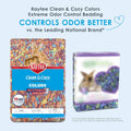 Kaytee Clean & Cozy Colors, Small Animal Bedding with Extreme Odor Control, Kaleidoscope, 24.6 Liters