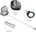 Lpraer Aquarium Fish Net with Extendable Stainless Steel Long Handle Fine Mesh Net for Fish Tank