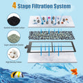 15 Pack PF-S Filter Cartridges Compatible with Silenstream PF10 Power Filters, Remplacement Aquarium Carbon Cartridge wi