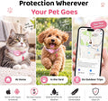 Pet Tracker Collar for Cats, Smart Collar for Small Dogs with Locator