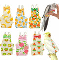 6Pcs Bird Diapers Bird Harness Flight Suits Diapers Reusable Parrot Nappy with Waterproof Inner Layer Washable Cute Urin