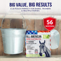 Horse Electrolytes Powder, Tasty Equine Hydration, Just Add to Water, Crisp Apple Flavor, 5 Pound Bag, Made in the USA