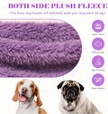 Fuzzy Dog Sweaters for Large Dogs Dog Hoodie Soft Double-Sided Plush Fleece Pet Sweater Pet Clothes Coats Hoodie Sherpa 