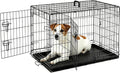 Sweetcrispy 36 Inch Dog Crate, Medium Dog Cage, Foldable Puppy Pet Kennel