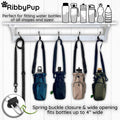 RibbyPup Waterproof Dog Walking Bag With Universal Water Bottle Holder, Built-In Poop Bag Dispenser, Unisex Cross Body T