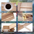 kathson Parakeet Nesting Box,Wooden Cockatiel Breeding Mating Boxes,Parrots Nest House Hut for Cage,Bird Nesting Box for