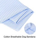 ARING PET Summer Dog Bandana-Cute Blue Dog Bandanas, Comfortable Pet Scarf Dogs Triangle Bibs for Small to Large Boy Gir