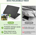 BurgeonNest Dog Grass Pad with Tray 34.2"x24", 3-Layer System with EVA Tray