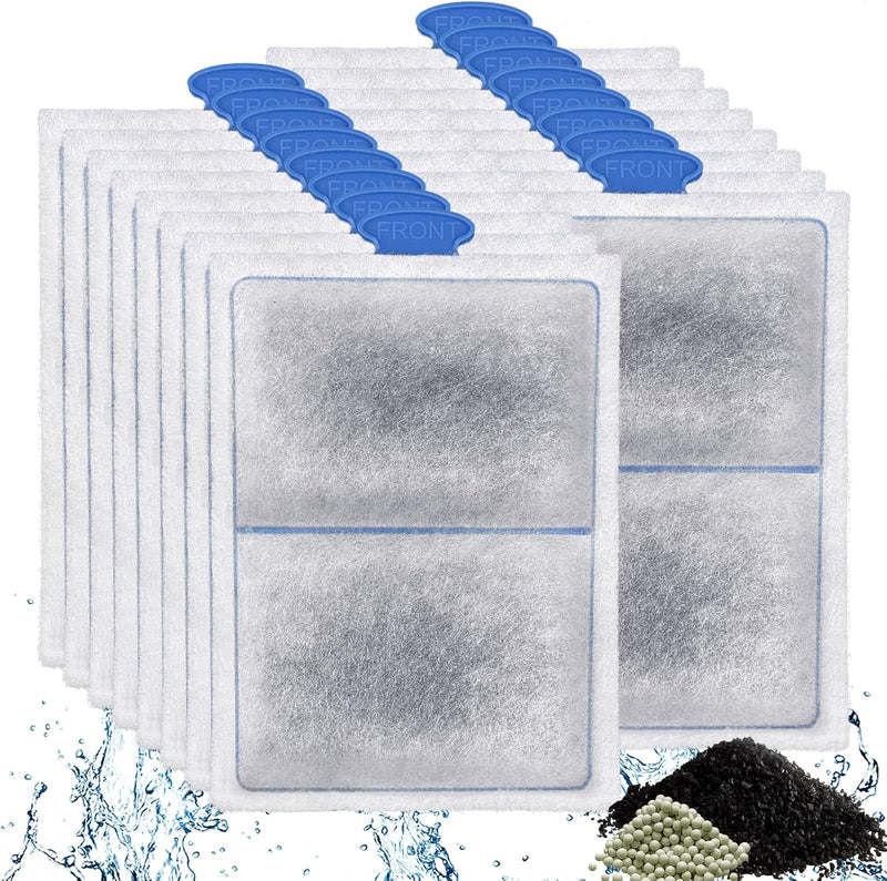 driamor 16 Pack PF-L Fish Tank Filter Cartridges Compatible with PF20, PF30, PF40 and PF75 Power Filters, Aquarium Large