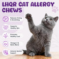 Cat Allergy Relief Chews with Omega-3 & Probiotics for All Ages & Breeds