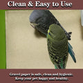 30 Pack Bird Cage Liners, 11x17 Inch Sand Paper Bird Cage Accessories