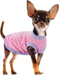 Chic Ion Polyester Dog Shirt: Adorable Fashion Clothes Pink XS