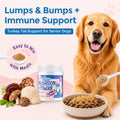 Turkey Tail Mushroom for Dogs & Cats, 14-in-1 Powder, Lumps & Bumps, 180g