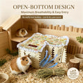 Guinea Pig Tunnel Hideout Washable Bottomless for Small Animal