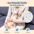 35.5" Extra Large Cat Grooming Wrap,Soft Self-Stick Cat Burrito Restraint Blanket Grippy Cloth for Large Cats & Small Dogs Medicine,Nail Clipping,Ear Cleaning,Teeth Brushing Anti-Scratch Anti-Escape
