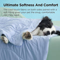 Bedsure ArcticMax™ Q-MAX>0.5 Premium Cooling Blanket for Medium Dogs，30x40