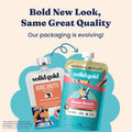 Solid Gold Bone Broth Cat Food Topper - Limited Ingredient Lickable Cat Broth Pouches w/Salmon Protein Shreds & Collagen for Hydration & Gut Support - Easy to Serve Gravy for Cats Meal Topper - 12ct
