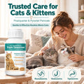 Cat Dewormer Broad Spectrum Triple Dewormer for Cats for Tapeworms, Roundworms & Hookworms