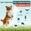 Flea and Tick Prevention for Dogs Chewables - Natural Dog Flea and Tick Treatment Chewable - Oral Flea Supplement for Dogs - Puppy Flea Support - All Breeds & Ages - 60 Soft Chews