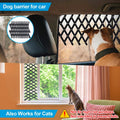 Sunnymove 2 Pcs Car Truck Window Pet Gate, Extendable Car Window Dog Puppy Ventilation Grill Mesh Vent Security Lattice Telescopic Fence for Trucks SUV Pet Safety Protection Summer Air Ventilation