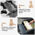LUVCOSY 30 PCs Disposable Waste Receptacles with Charcoal Bags Compatible with Nature's Miracle Litter Box 2nd and Littermaid Litter Box 3rd, Disposable Cat Litter Trays (Machine NOT Included)