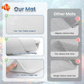 12 x 24 Inch Fish Tank Pad, 6mm Aquarium Leveling Mat, White