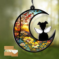 Pet Memorial Gifts for Loss of Dog,Dog Passing Away Gifts,Dog Loss Sympathy Gift,DIY Memorial Suncatcher(Sunflower)