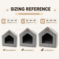 Indoor Dog House with Frame, Washable Plush Pet Tent for Dogs and Cats