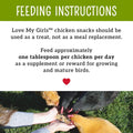 Love My Girls: Chicken Snacks - Veggies & Worms - 5lb Bag - Global Harvest, Gourmet Multi-Grain Treats, Corn-Free, Nutritious & Protein Rich Mealworms