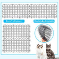 HakyPaky 10 Pack 16 x 8 Inch Cat Scat Mat with Spikes, Scat Mat for Cats Cat Deterrent Mat Digging Stopper Repellent Spike Mat