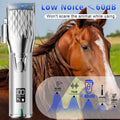Rechargeable Horses Clippers, Cordless Pet Hair Trimmer Shaver with 6 Guide Guards, 2500mAh Large Battery Capacity Elect