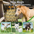YedsIntu 3 Pcs Hay Bags for Horses, Hay Nets for Horses Goat Sheep,Goat Hay Feeder for Slower Feeding,Strong Load-Bearin