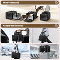 Top and 2 Sides Expandable Cat Carrier 18x11x11 TSA Airline Approved
