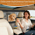 57" Wide Dog Car Barrier with Window & Steel Frame, Universal Fit for Cars,SUVs,and Trucks, Car Barrier for Escape-Proof