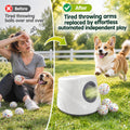 Automatic Ball Launcher for Dogs ，The Upgraded Premium Ball Thrower Adjustable Distance 20-45ft Including 6 PCS 2.3-inch