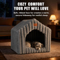 Indoor Dog House with Frame, Washable Plush Pet Tent for Dogs and Cats