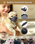 Soft Mesh Dog Muzzle for Short Snout Extra Small Dogs Anti-bite