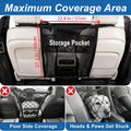 Dog Car Barrier for Backseat Safety with Mesh Storage Pocket for Car/SUV