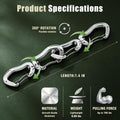 Heavy Duty Dog Collar Safety Clip for Harness Prong Pinch Collars