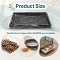 100 Pcs Large Disposable Bird Cage Liners Bulk 34'' x 22''