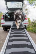 Trixie Telescoping Dog Ramp, Silver/Black