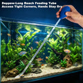 18.8 in Long Pipette for Fish Tank Coral Food Feeder with Cleaning Brush