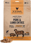 Vital Essentials Freeze Dried Cat Food, Pork & Lamb Micro Nibs, 12 oz Bag