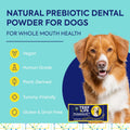 TEEF FOR LIFE Refill Packets Protektin42 Prebiotic Dental Powder for Dogs, Plant-derived, clinically-Proven Formula Naturally Fights Bad Breath, Plaque, and Tartar, 1 Packet with 30 Servings