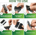 24.5’’ Professional Algae Scraper, Aquarium Blade Cleaner with 10 Pcs Replaceable Blades Stubborn Algae, Suitable for Wa