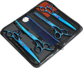 7.0in Titanium Dog Grooming Scissors Set